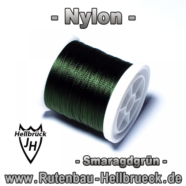 Bindegarn Nylon - Stärke: -D- Farbe: Smaragdgrün